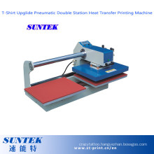 T-Shirt Upglide Pneumatic Double Station Heat Transfer Printing Machine